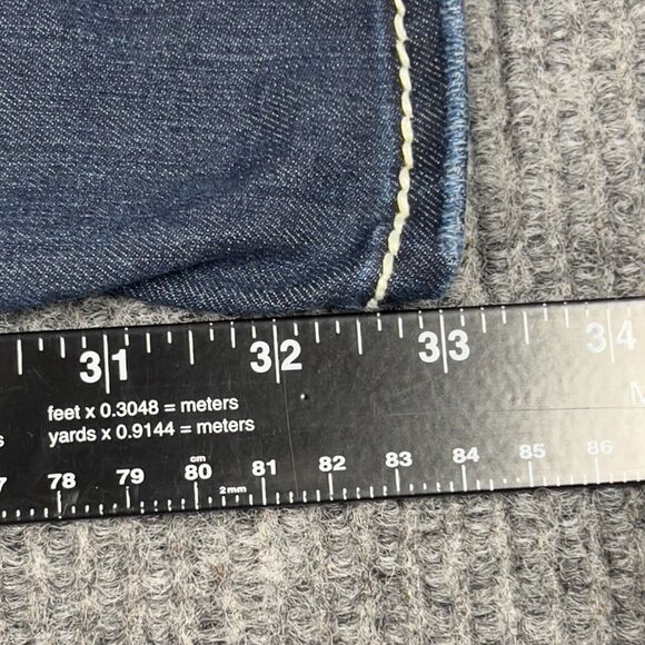 Silver Jeans Frances Women 25x33 (Actual 28x33) Blue Denim Pants Distressed - Picture 16 of 16